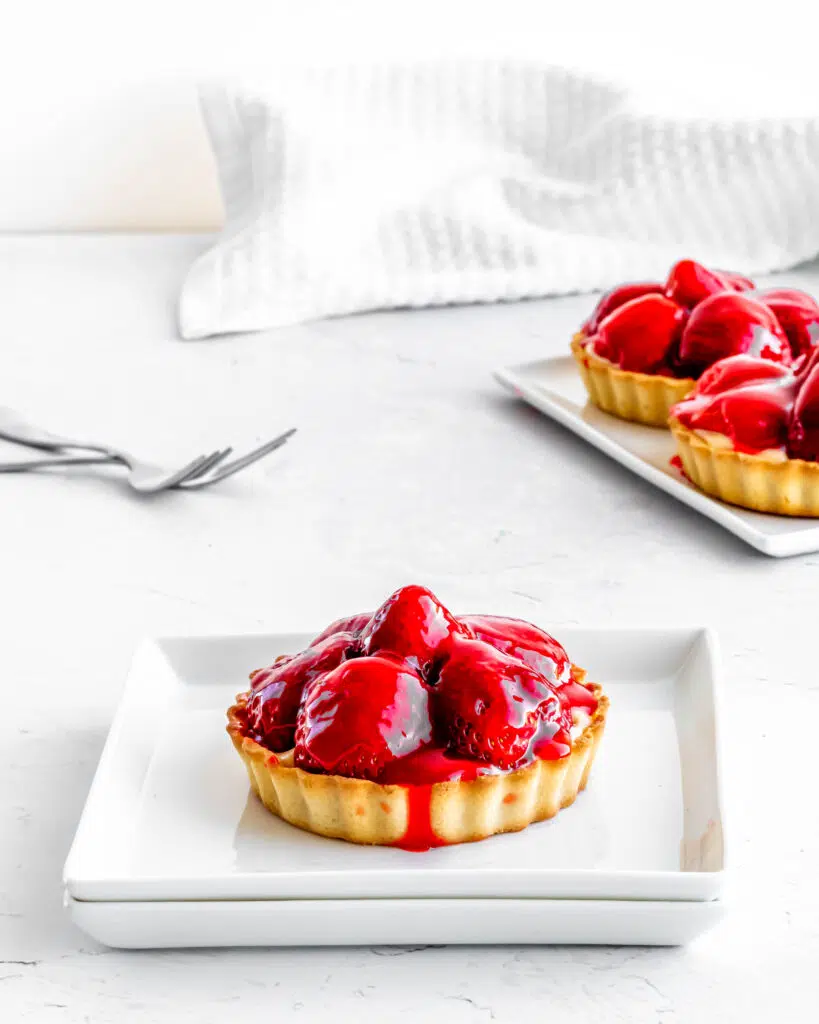 Strawberry Custard Tarts