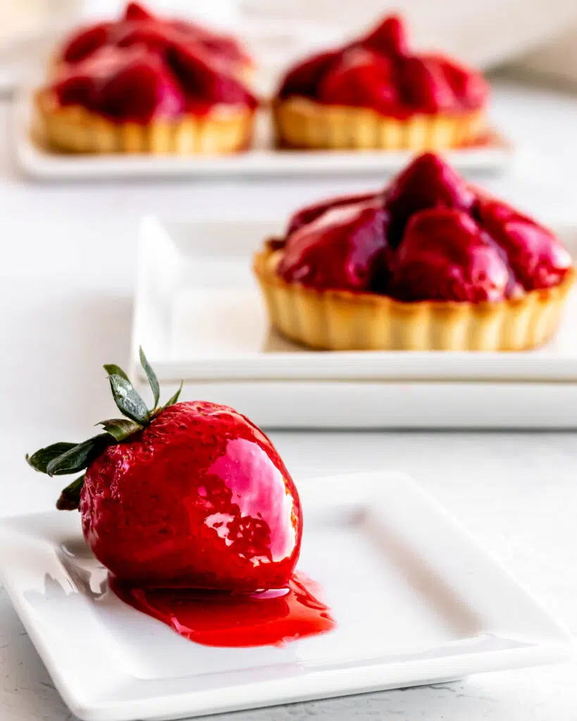 Strawberry Custard Tarts