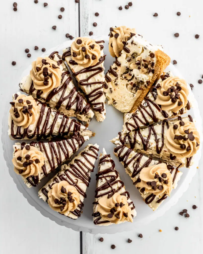 cookie dough cheesecake