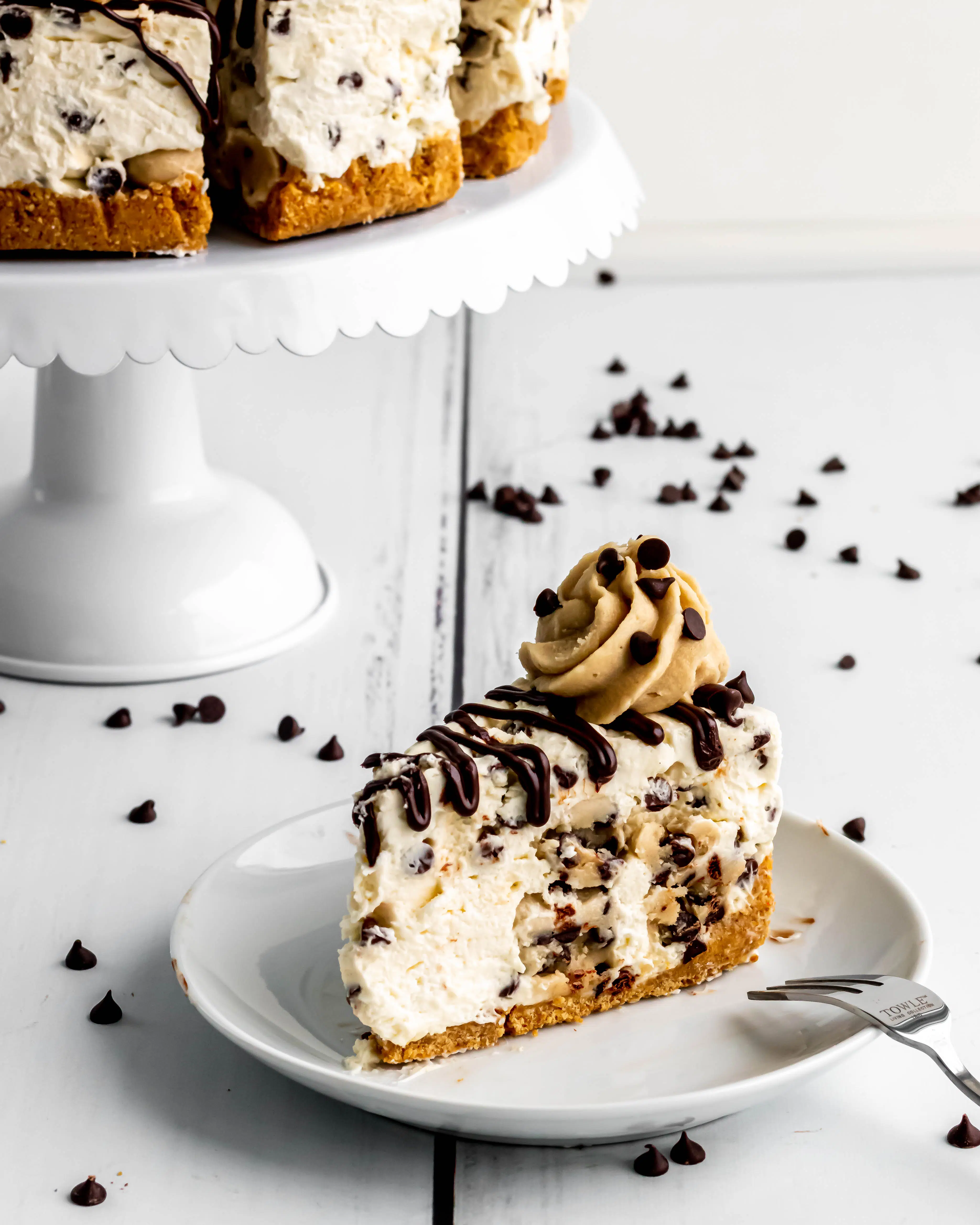 cookie dough cheesecake