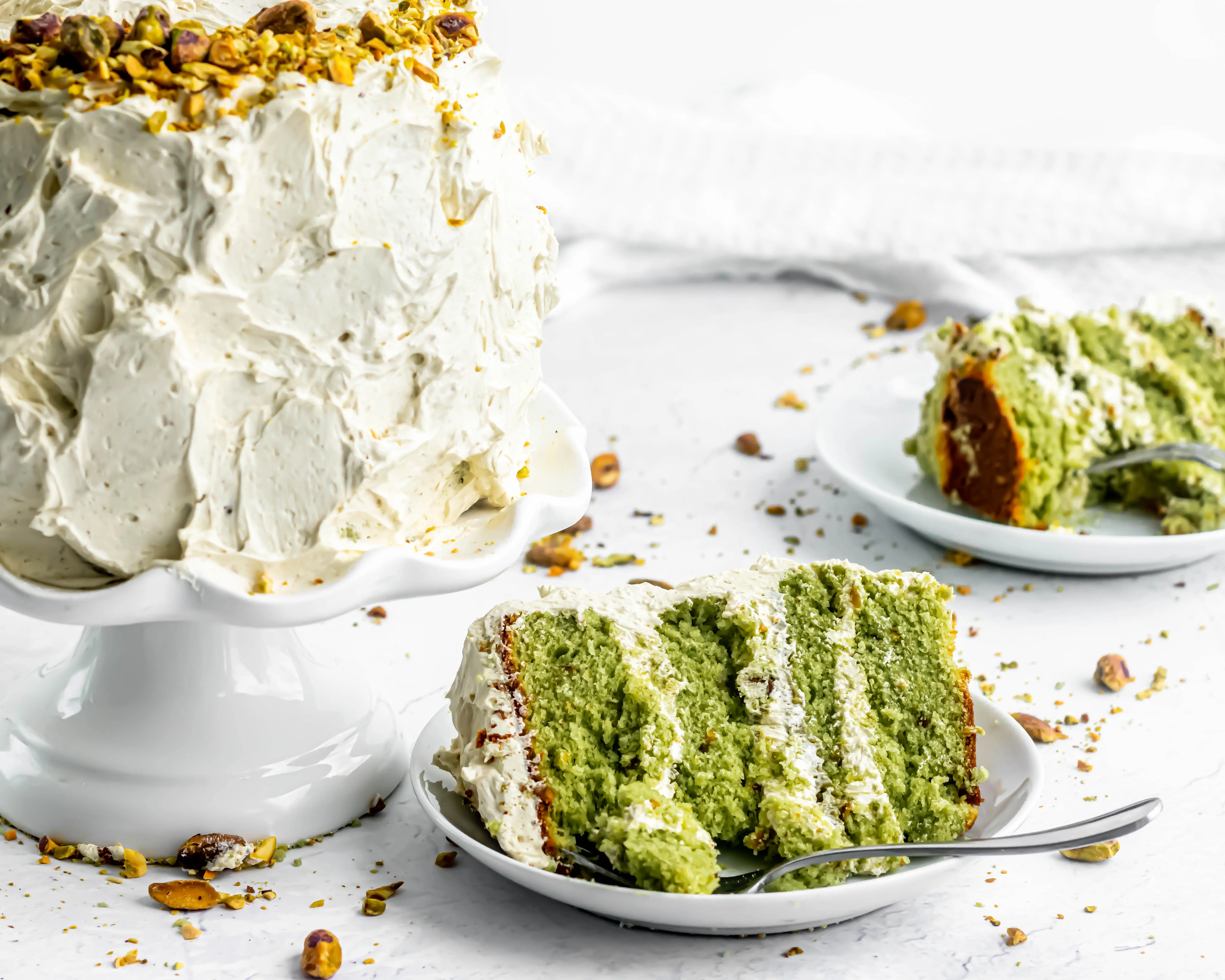 Orange, Pistachio and Honey Polenta Cake - Easy Peasy Foodie