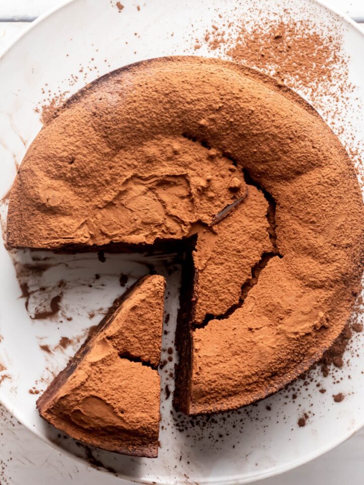 dense chocolate torte
