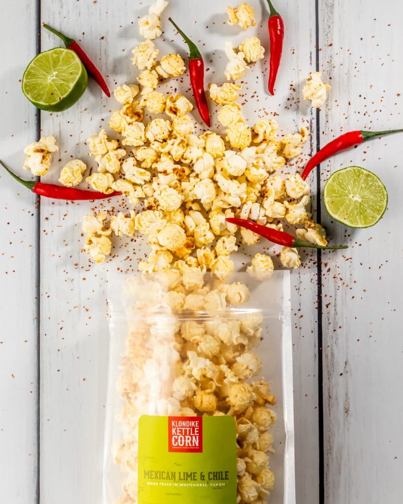 klondike kettle corn - mexican lime and chile popcorn