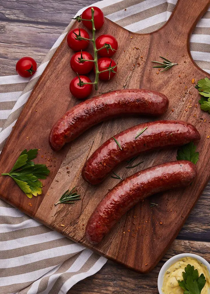 sausage food photography, yukon born and raised