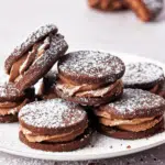 Chocolate Sandwich Cookies with Whipped Ganache