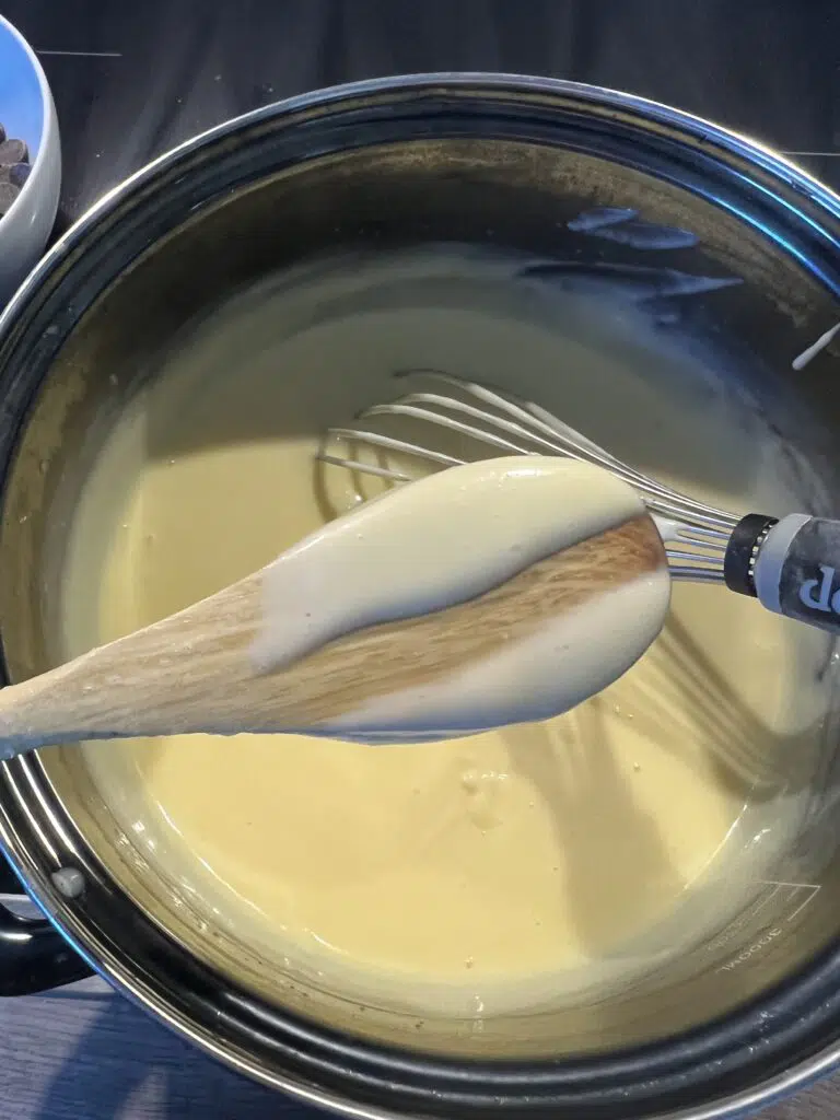 example of how to know when custard is ready