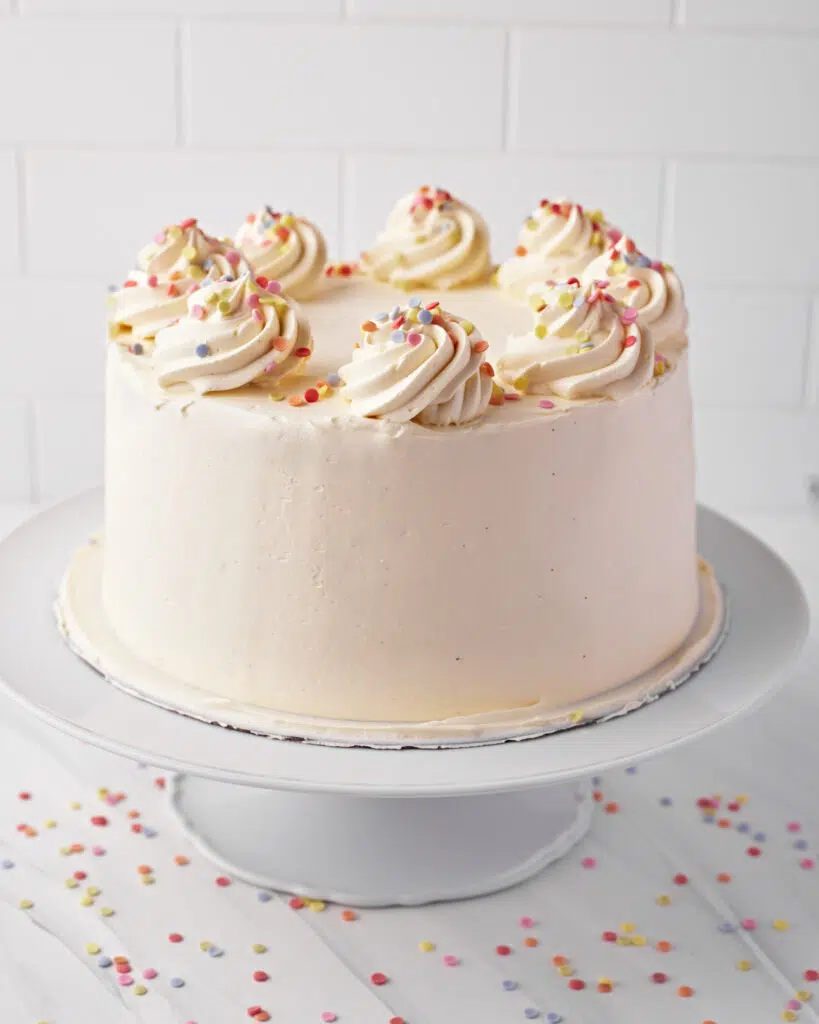 Vanilla Cake Recipe (VIDEO) - NatashasKitchen.com