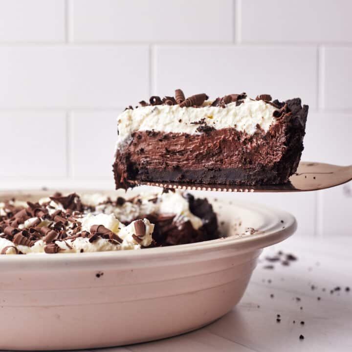 French Silk Pie with Oreo Crust - best chocolate pie | Bonni Bakery