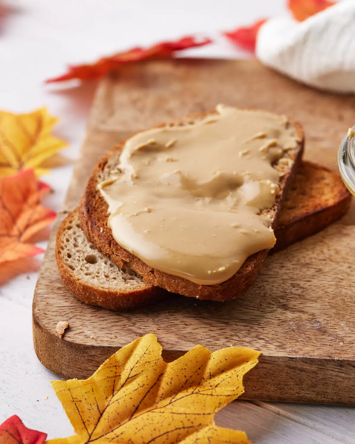 maple cream (maple butter) on toast.