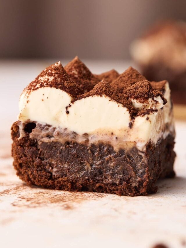 Father's Day Desserts - Tiramisu Brownies